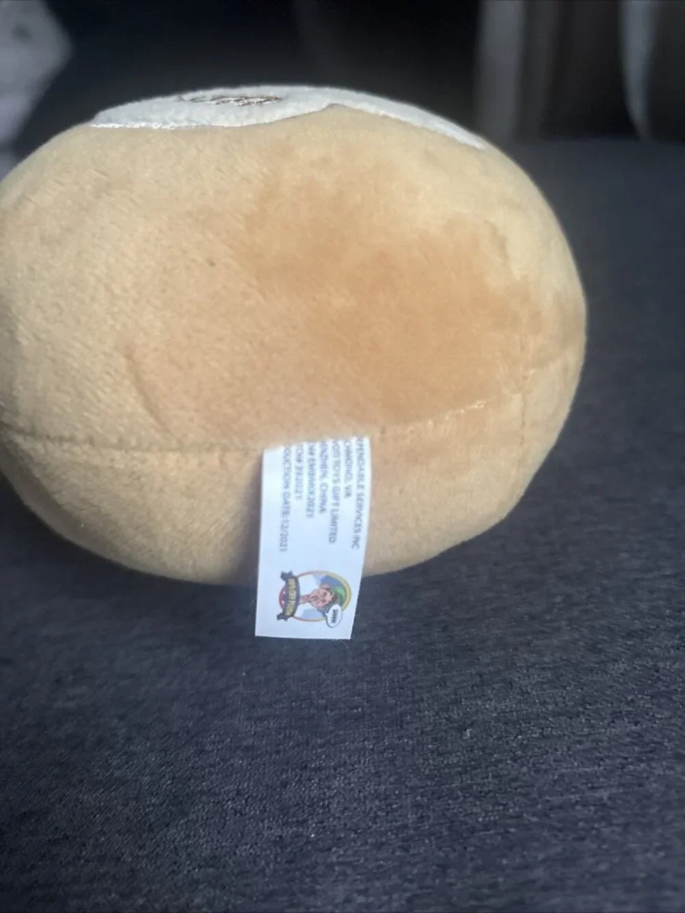 Emoji Grimacing Face Plush Round Stuffed Toy Funny Gift Oops My Bad Yikes Voti